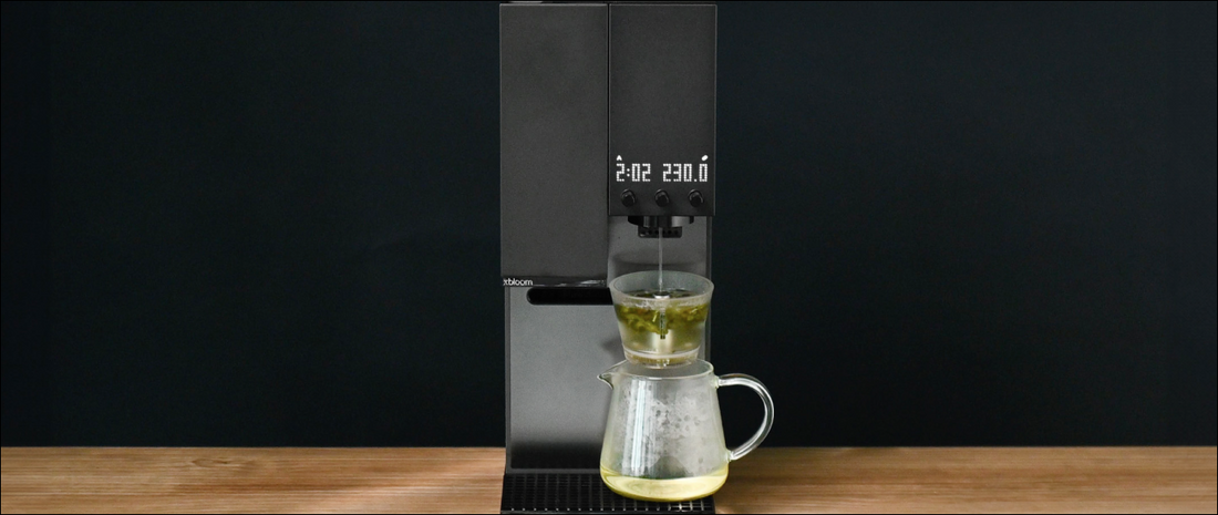 xBloom Studio Tea Brewer brewing loose leaf tea