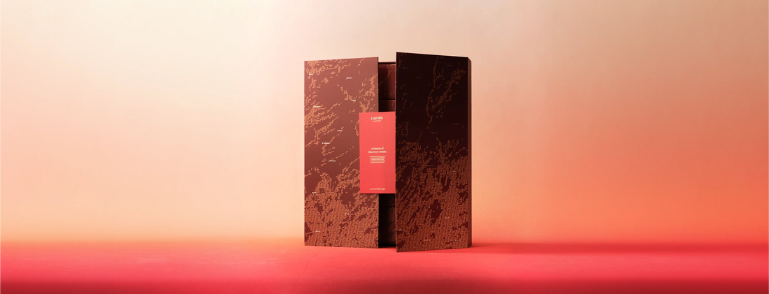 xBloom Advent Calendar featuring a curated group of roasters, the calendar includes 24 specialty coffees, each packed in an individual 15 g xPod and paired with a brewing recipe.