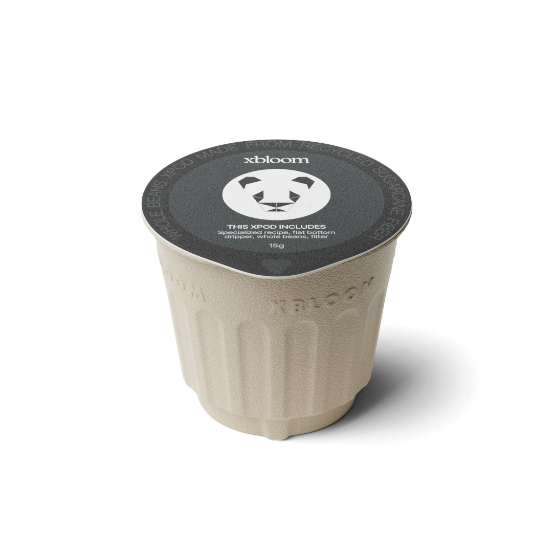 xbloom x Black & White Coffee xpods on a white background