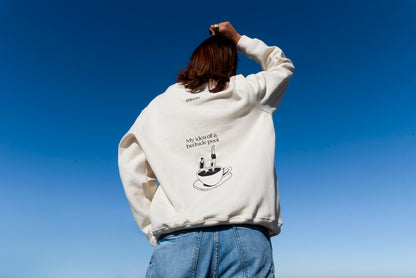 Natural Organic Cotton Crewneck Sweatshirt