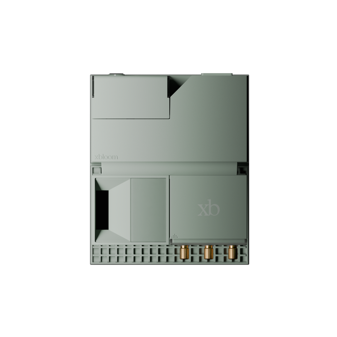 #Sage Green - Gold Knob