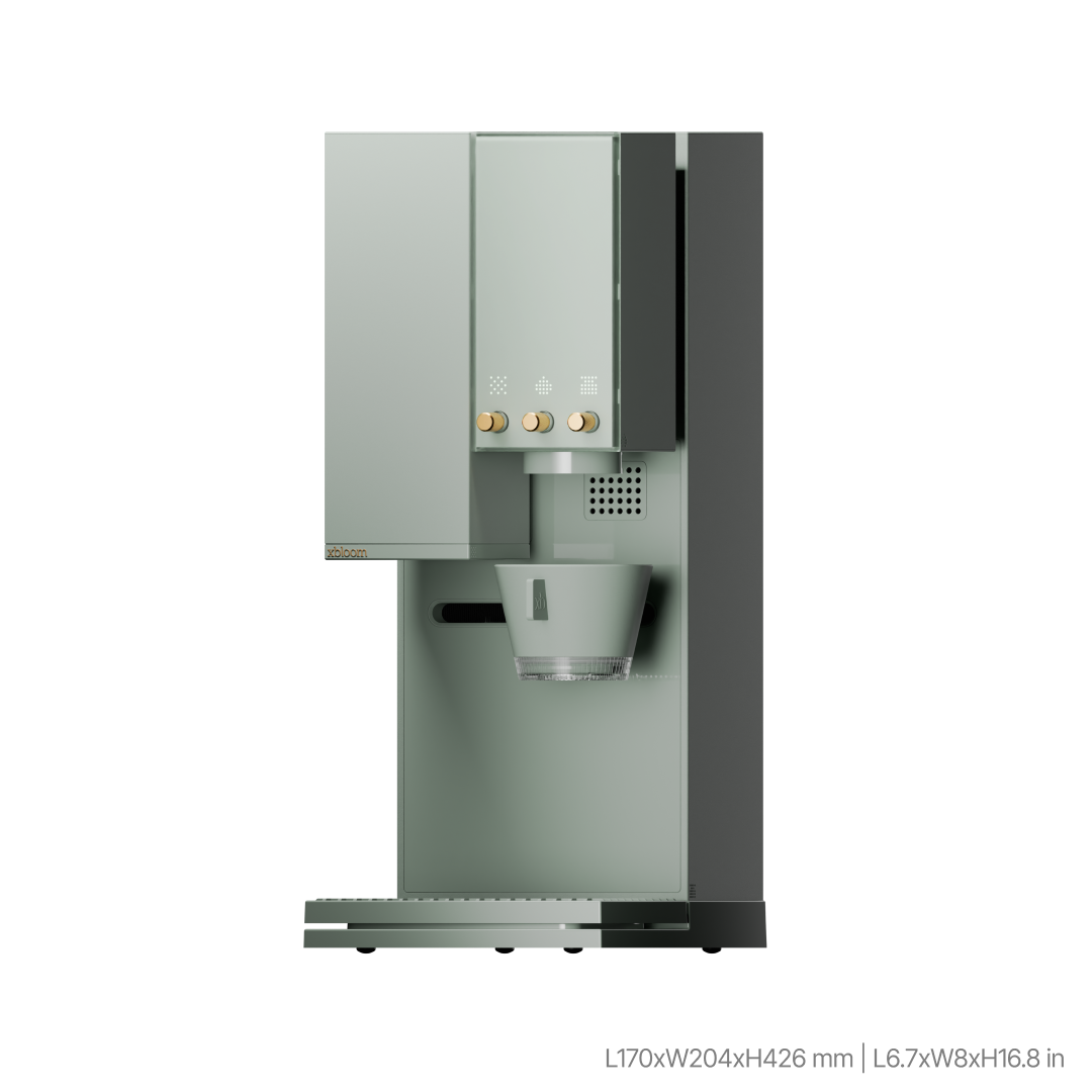 #Sage Green - Gold Knob